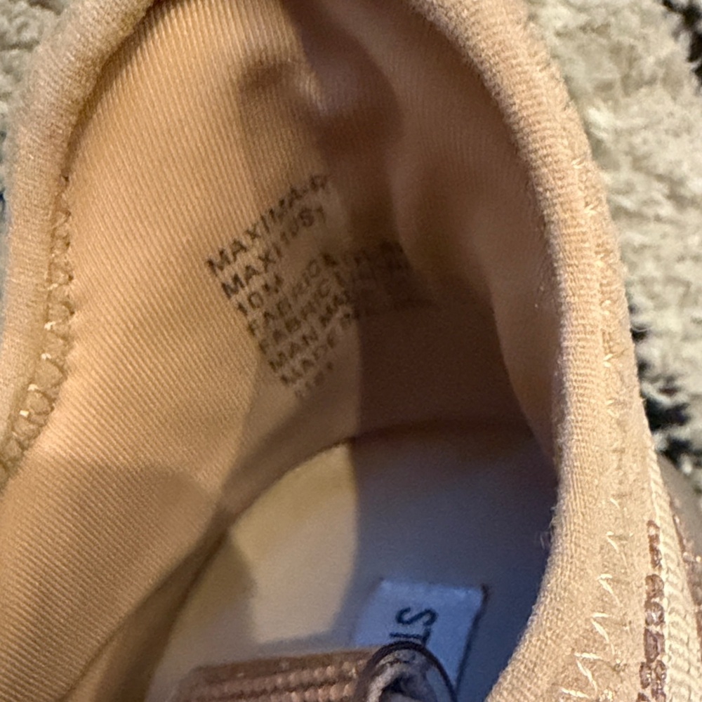 Steve Madden Maxima Glittering Gold Sneakers size 10 - Picture 7 of 9